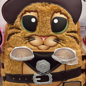 Loungefly DreamWorks Shrek Puss in Boots Cosplay Mini Backpack RARE EXCLUSIVE